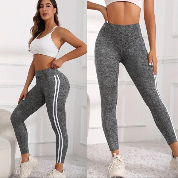 ❌SOLD❌❌ High Waist Yoga Leggings 🩶 - Picture 7 of 8